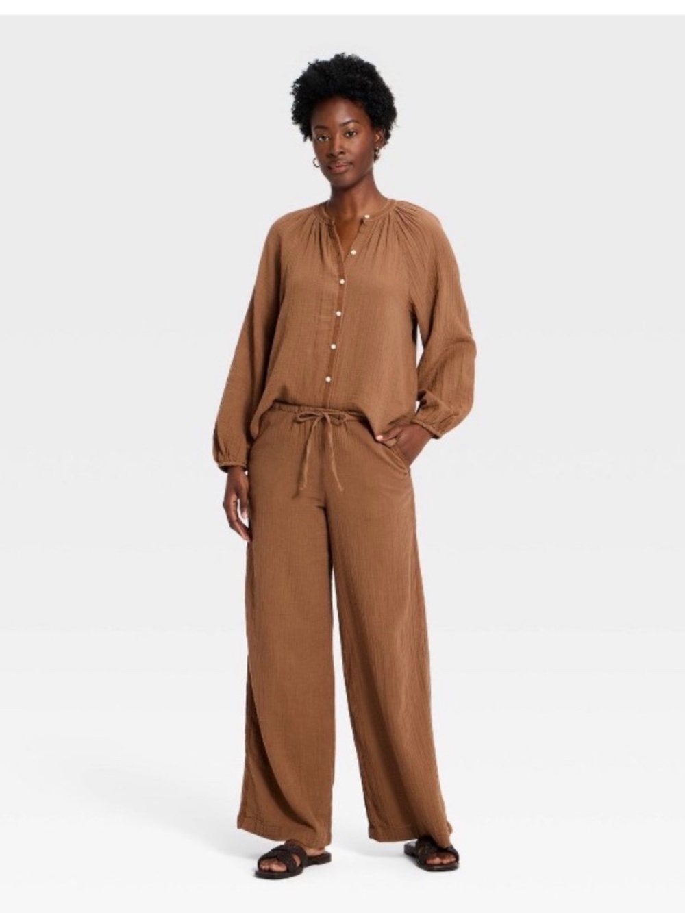 Universal Thread cotton gauze pants size S